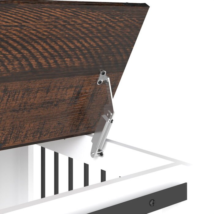 63'' Large Dog Crate Furniture for Double Dog, Wooden Dog Kennel with 2 Drawers,Divider and Sliding Door, Water Resistant Indoor Pets Furniture Style Double Dog Crates