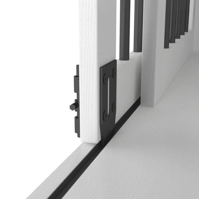 71'' Furniture Style Double Dog Crate  with 3 Fluted Drawers and Waterproof Walnut Woodgrain Tabletop,Large Dog Kennel Furniture with Type-C Power Outlet & Rotating Feeders for Heavy Duty Dogs(White)