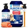 Salmon Oil For Dogs 3 For Dogs 8 FL OZ Wild Alaskan Salmon Fish Oil